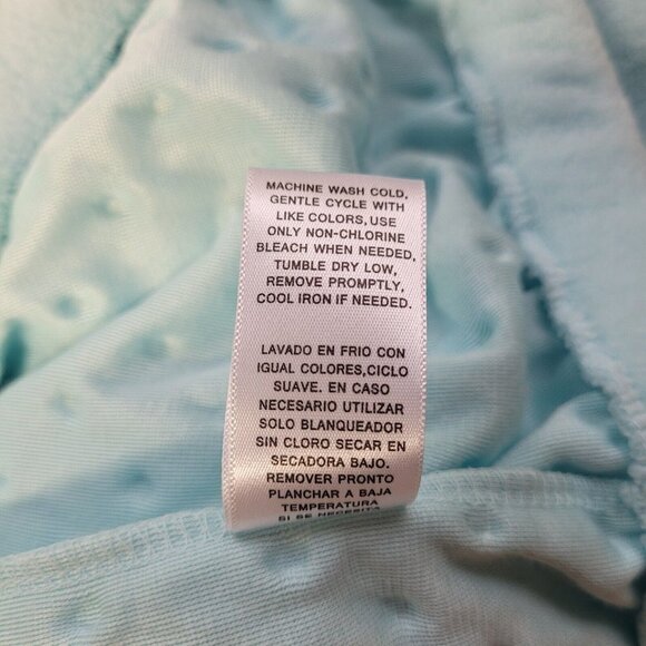 New Jaclyn Intimates Size 2X Piece Plush Blue Fleece Pajama Set Super Soft! - Picture 4 of 11